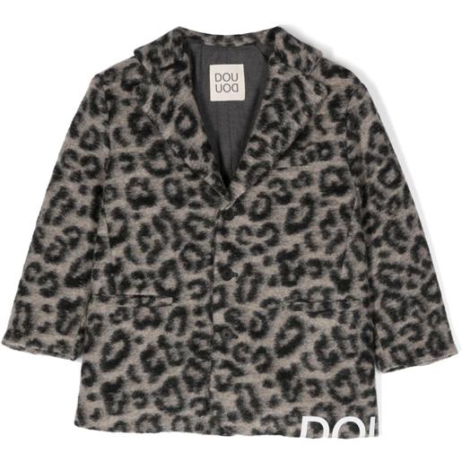 Douuod Kids blazer con stampa - toni neutri