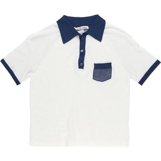 Acne Studios polo a maniche corte - bianco
