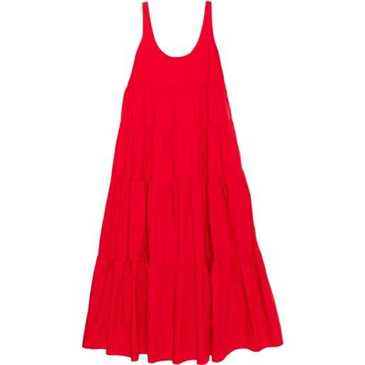 Michael Kors abito con balze - rosso