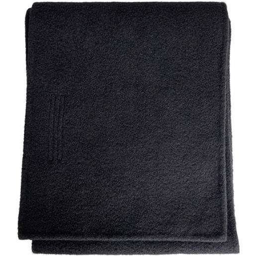 Rick Owens sciarpa rettangolare - nero
