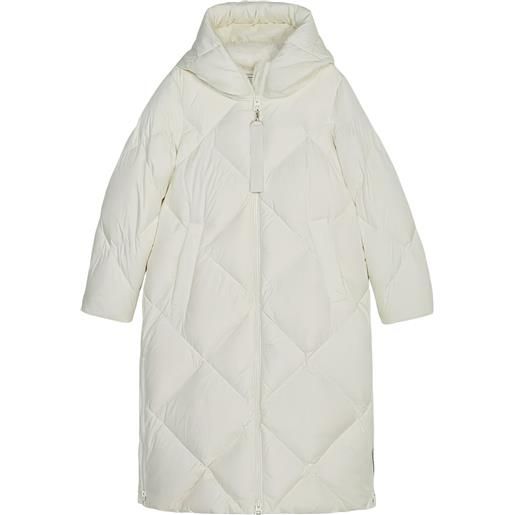 Marc O'Polo cappotto trapuntato con cappuccio - bianco