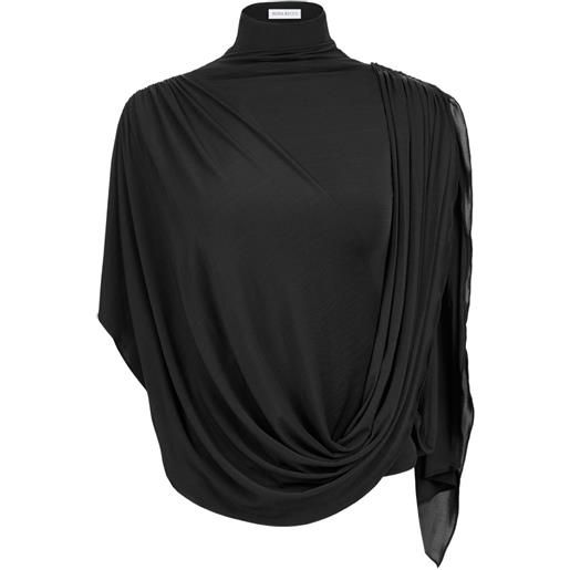 Nina Ricci top a collo alto - nero