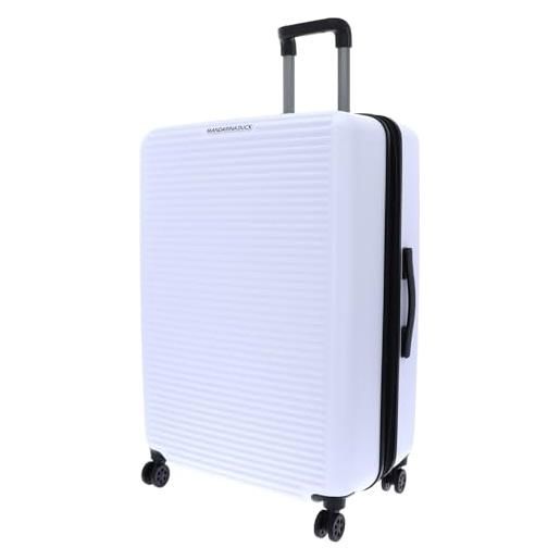 Mandarina Duck tank case trolley large exp, bianco, l, custodia per serbatoio