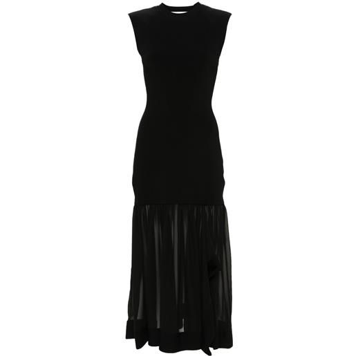 3.1 Phillip Lim abito midi a coste - nero