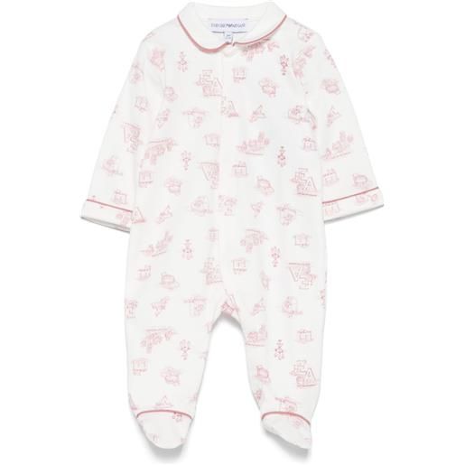 Emporio Armani Kids pigiama con stampa - bianco