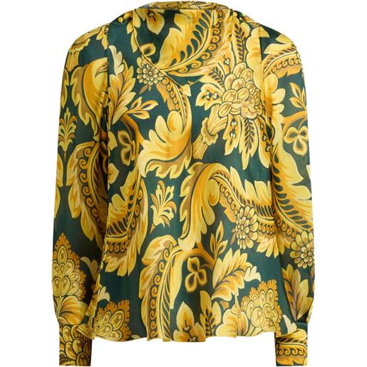 ETRO blusa a fiori - verde