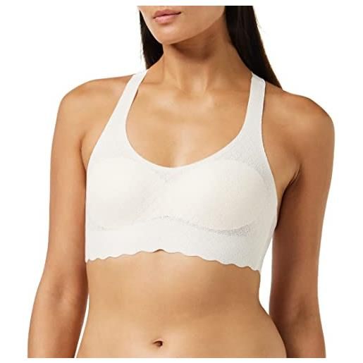 Sloggi zero feel lace top, bustino, donna, beige (angora), s