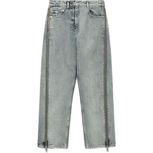 3.1 Phillip Lim jeans con zip laterale - blu