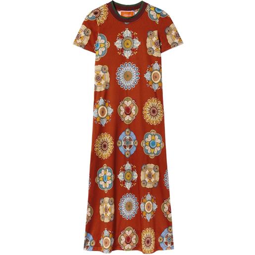 La DoubleJ abito a fiori - rosso