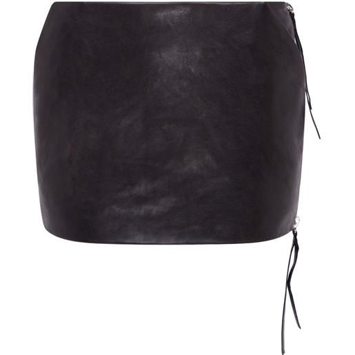 16Arlington minigonna adu con zip - nero