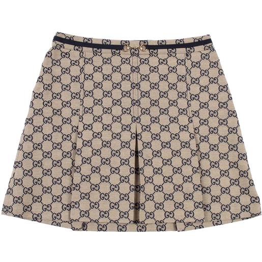 GUCCI KIDS j skirt gg canvas