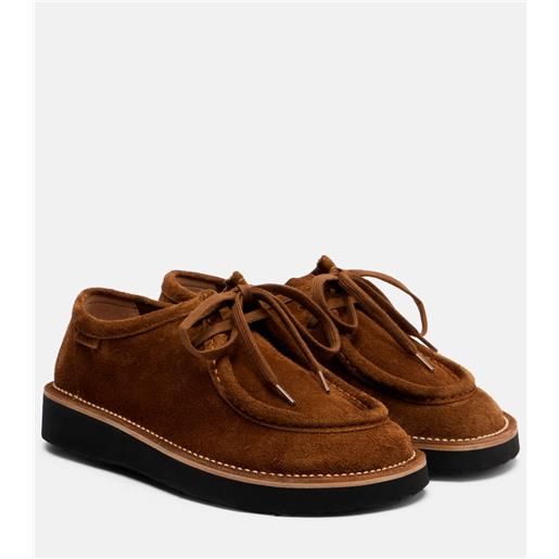 Loewe stringate faro in suede