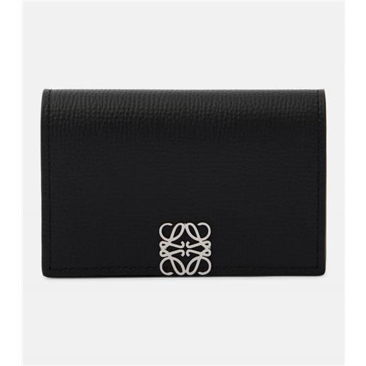 Loewe portacarte anagram in pelle