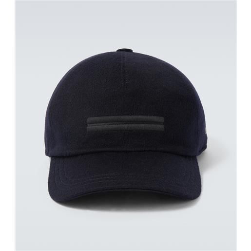 Zegna cappello da baseball in cashmere