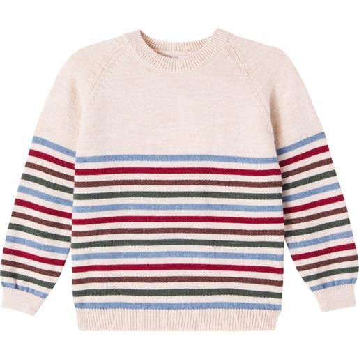 La Coqueta pullover curro in lana a righe