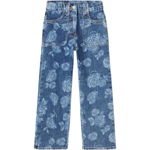 Monnalisa jeans regular con stampa floreale