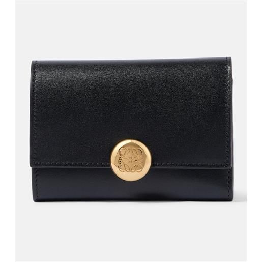 Loewe portafoglio pebble in pelle