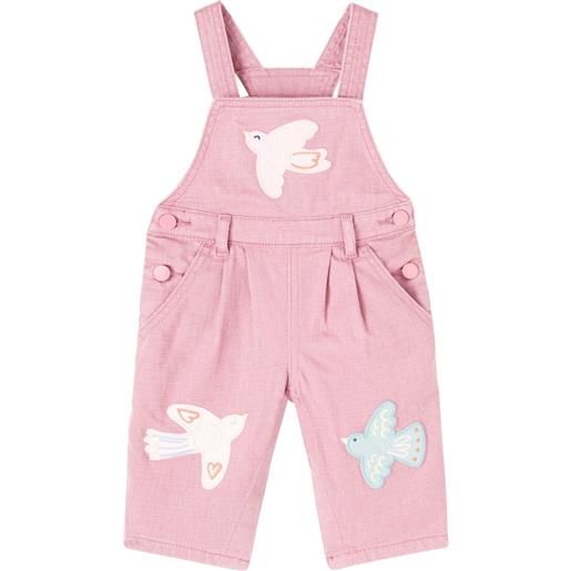 Stella McCartney Kids baby - salopette di jeans con ricamo