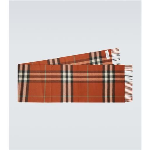 Burberry sciarpa Burberry check in cashmere