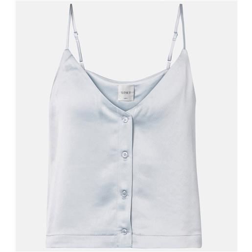 Leset camisole barb button in raso