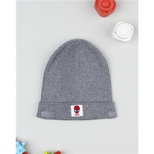 Prénatal berretto bambino grigio costina spiderman