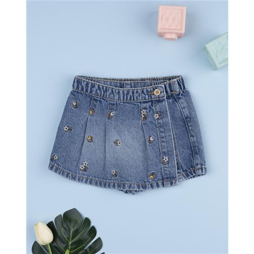 Prénatal gonna a pantalone denim bimba fiori