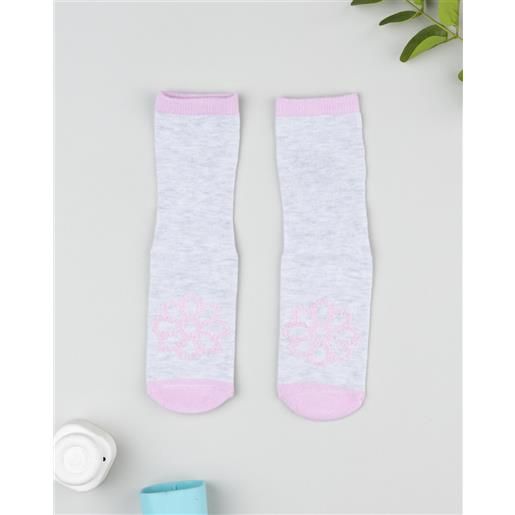 Prénatal antiscivolo bimba grigio margherita