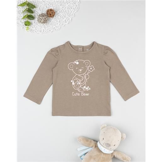 Prénatal t-shirt bimba verde stampata