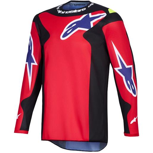 ALPINESTARS maglia fluid grid rosso nero viola ALPINESTARS