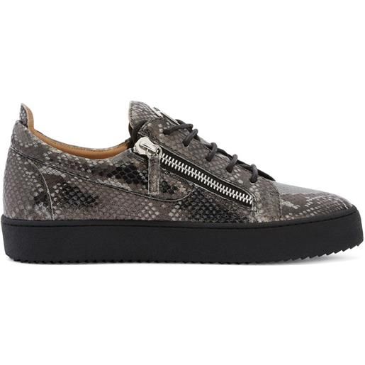 Giuseppe Zanotti sneakers frankie con stampa - nero