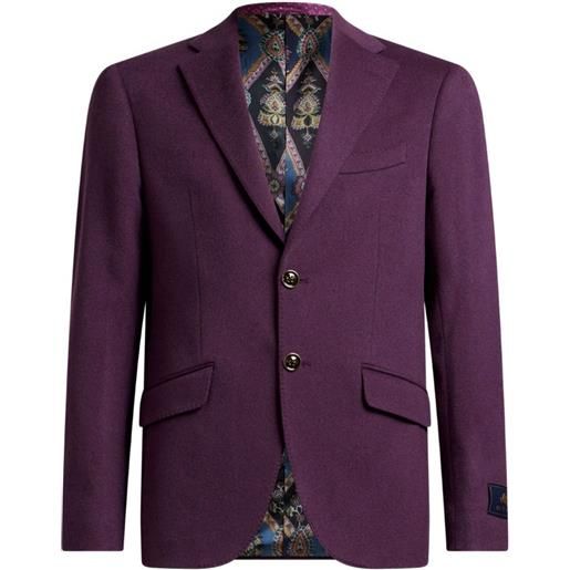 ETRO blazer monopetto - viola