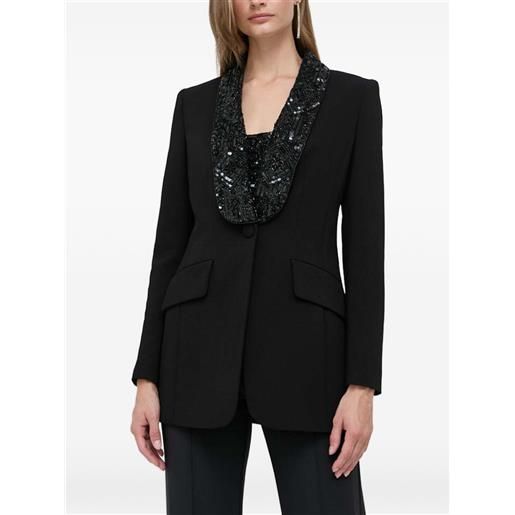 LUISA SPAGNOLI blazer con decorazione - nero