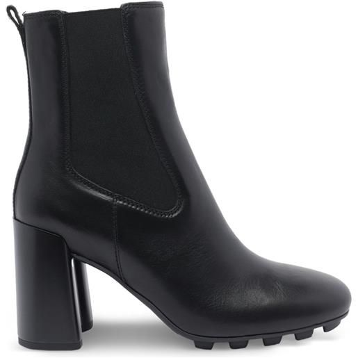 Hogan stivali con tacco largo 90mm - nero