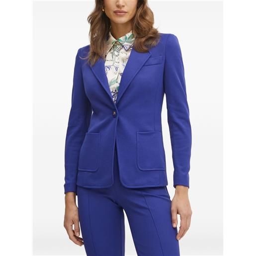 LUISA SPAGNOLI blazer con bottone singolo - blu