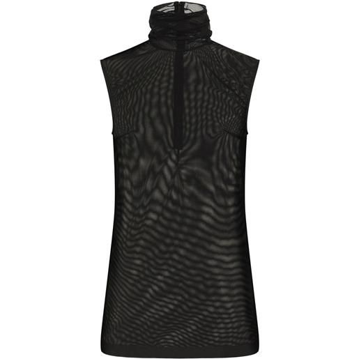 Dolce & Gabbana blusa con logo dg - nero
