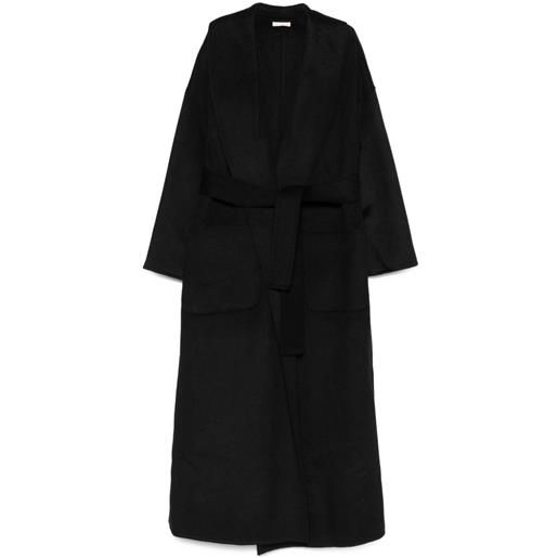 LIU JO cappotto con cintura - nero