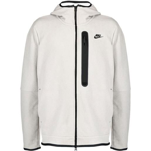Nike felpa con zip - grigio