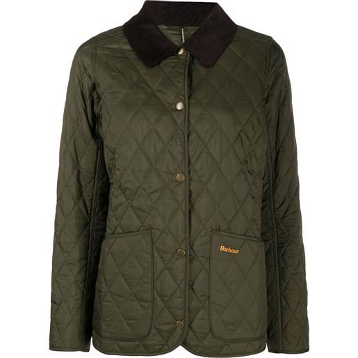 Barbour giacca annadale trapuntata - verde