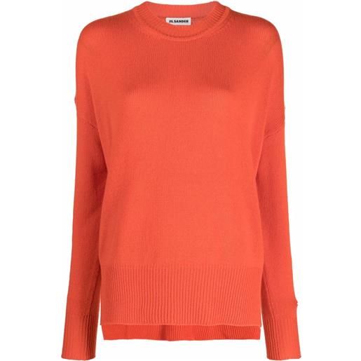 Jil Sander maglione a girocollo - arancione