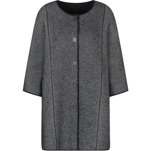 Emporio Armani cappotto monopetto - nero