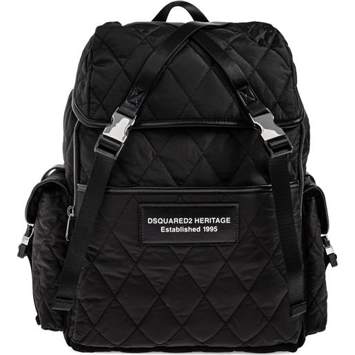 DSQUARED2 zaino trapuntato - nero