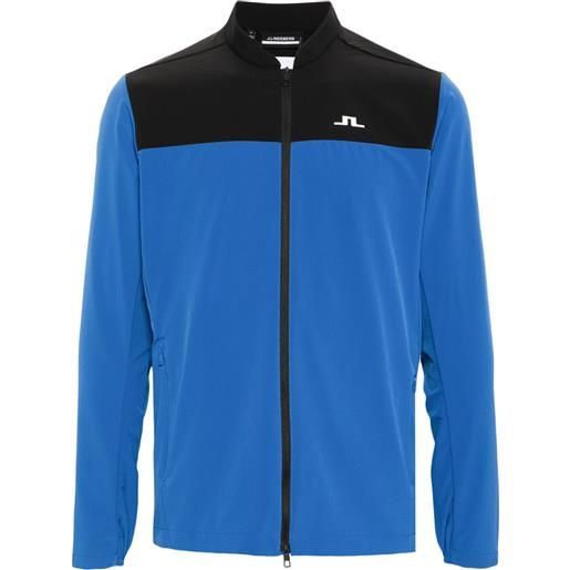 J.Lindeberg giacca jeff hybrid con design color-block - blu