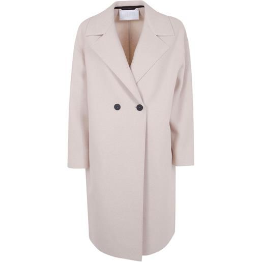 Harris Wharf London cappotto doppiopetto in lana - toni neutri