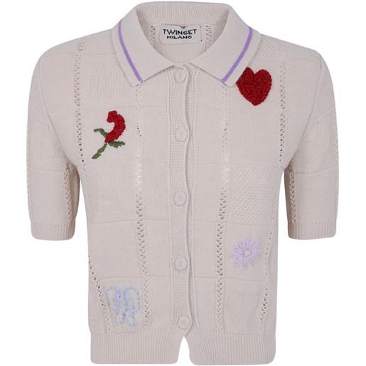 TWINSET x marco rambaldi cardigan - toni neutri