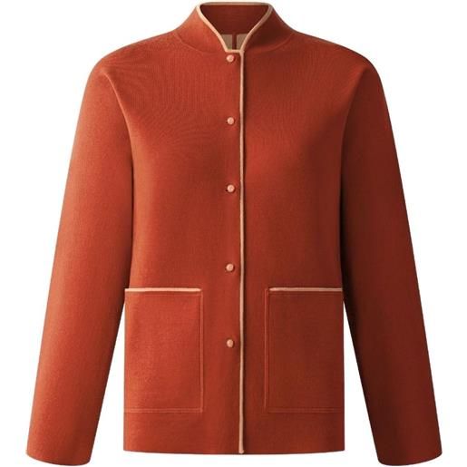 Shanghai Tang cardigan reversibile - rosso