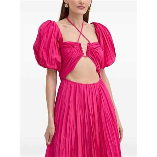 LUISA SPAGNOLI abito plissettato - rosa