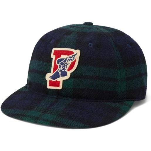 Polo Ralph Lauren cappello da baseball a quadri - blu