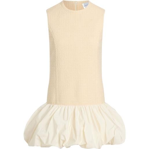 Patou abito in tweed con orlo a palloncino - toni neutri