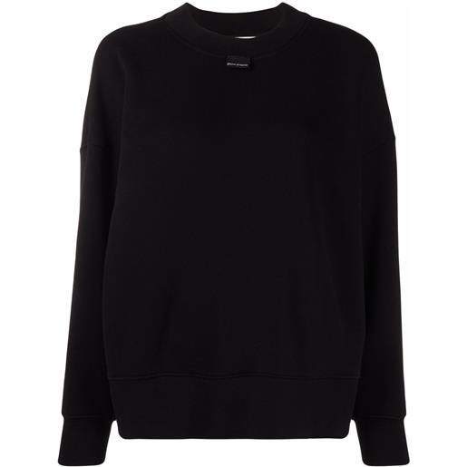 Palm Angels felpa con stampa - nero