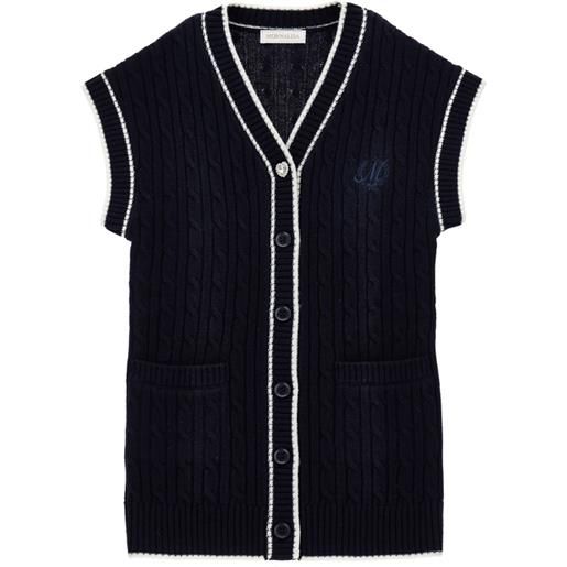 Monnalisa gilet Monnalisa bottoni logo